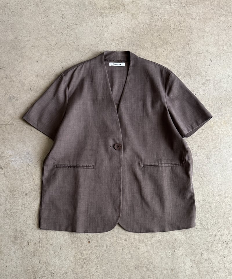 ジャケット・アウター ARULLE v-collar denim jacket v-collar short sleeve jacket (set up対応) | ARULLE