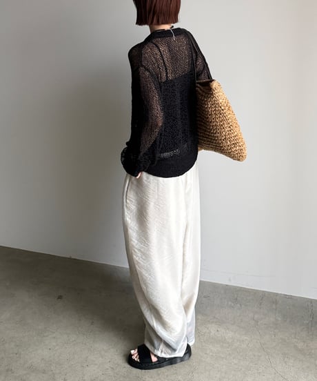 sheer loose knit PO