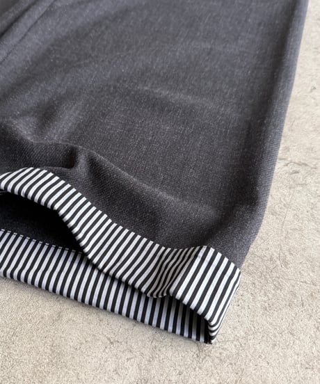 fold stripe pants