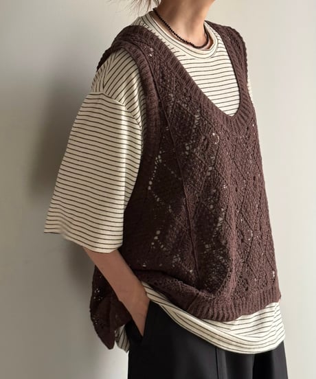 soft stretch border t-shirt