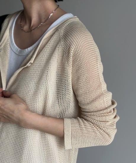 mesh cardigan