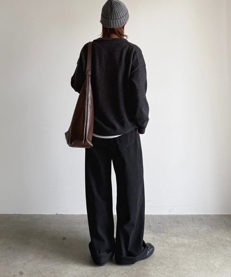 urban straight black denim