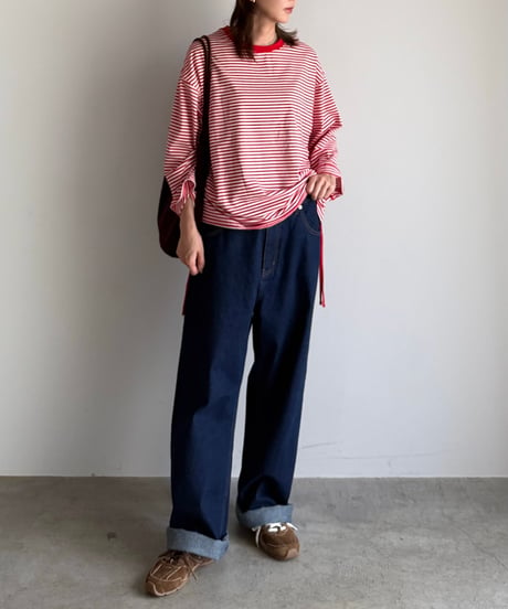 side drost  border t-shirt