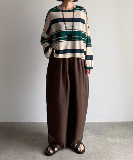 cool touch multi border knit
