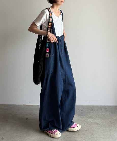 flower belt mesh bag
