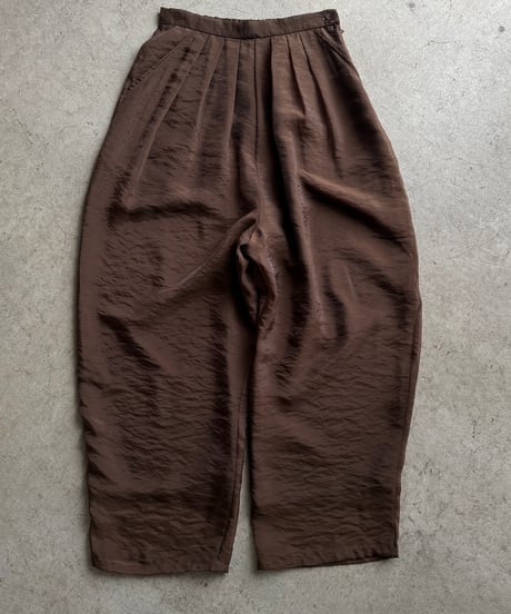 sheer lyocell tuck pants〈new color〉