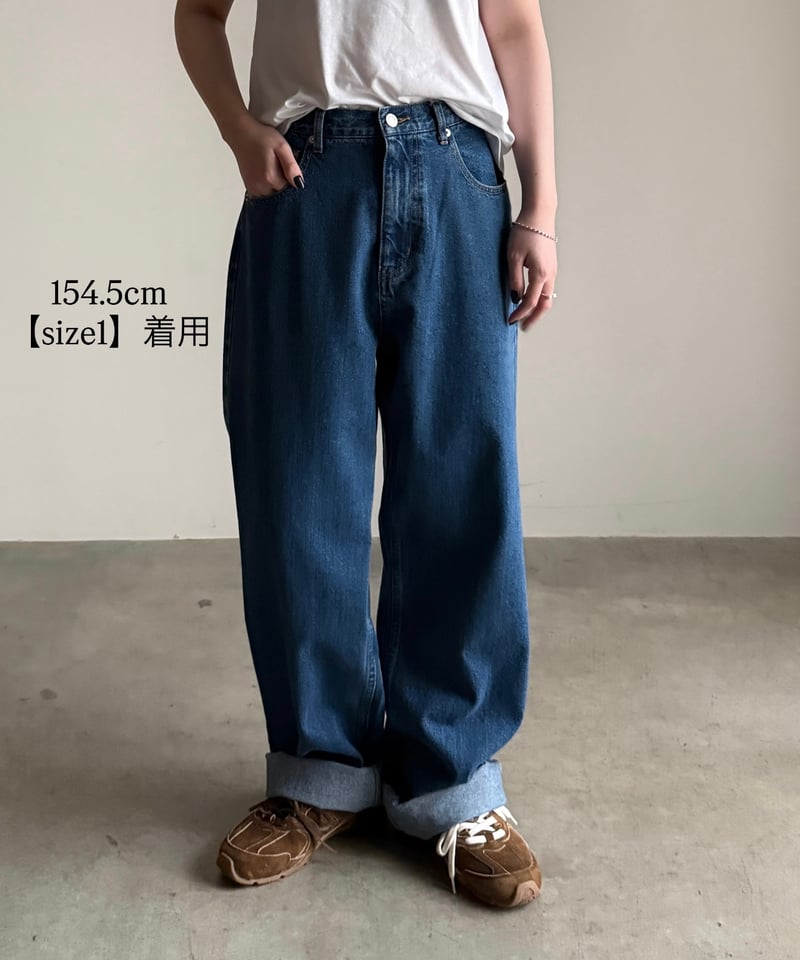 ARULLE urban flow straight denim サイズ３ urban flow straight denim | ARULLE