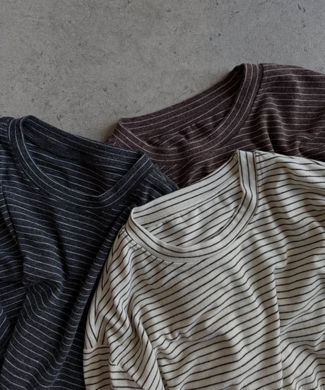 soft stretch border t-shirt