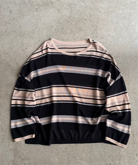 cool touch multi border knit