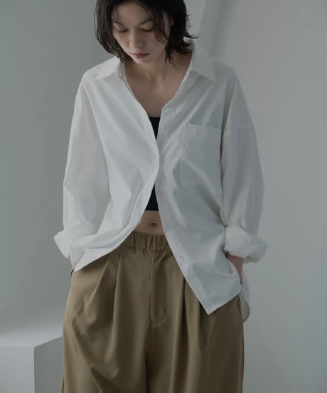 basic easy shirt【一部予約】