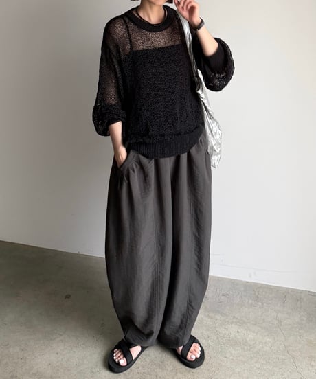 sheer loose knit PO