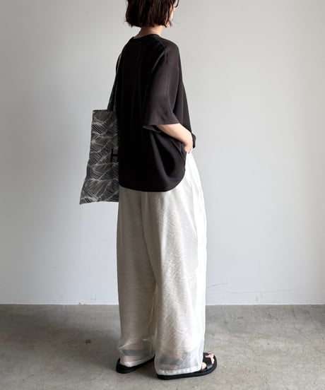 pocket box knit t-shirt【予約商品】