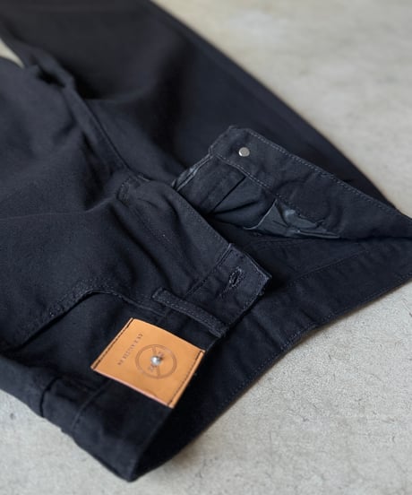 urban straight black denim