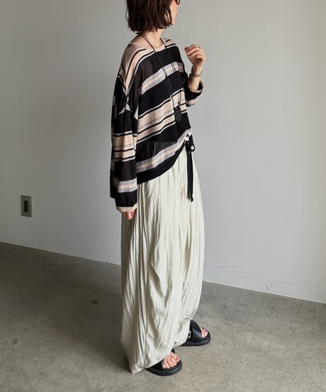 cool touch multi border knit