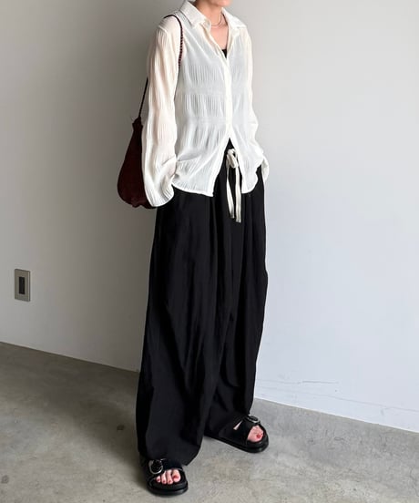color drawstring easy pants