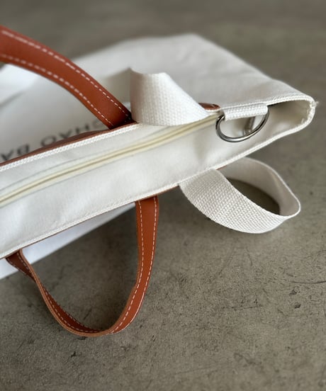 3way canvas logo tote bag