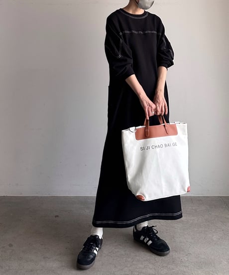 3way canvas logo tote bag