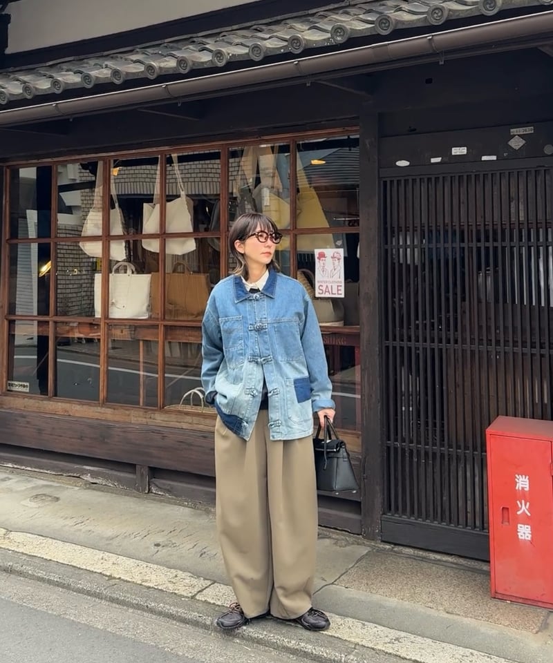 two tuck cocoon pants (set up対応)【一部予約】 | ARULLE