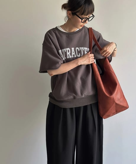 big leather tote bag【一部予約】