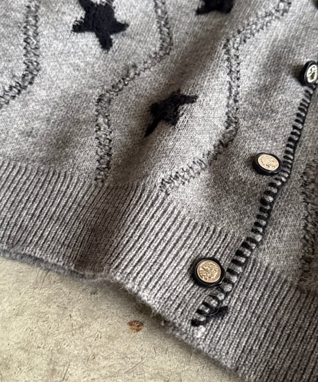 point star cardigan