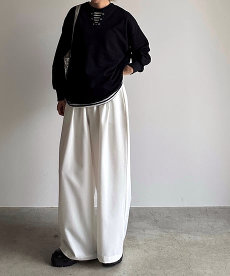 eyelet skipper pullover