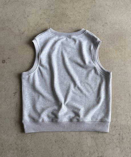 crew neck sweat vest