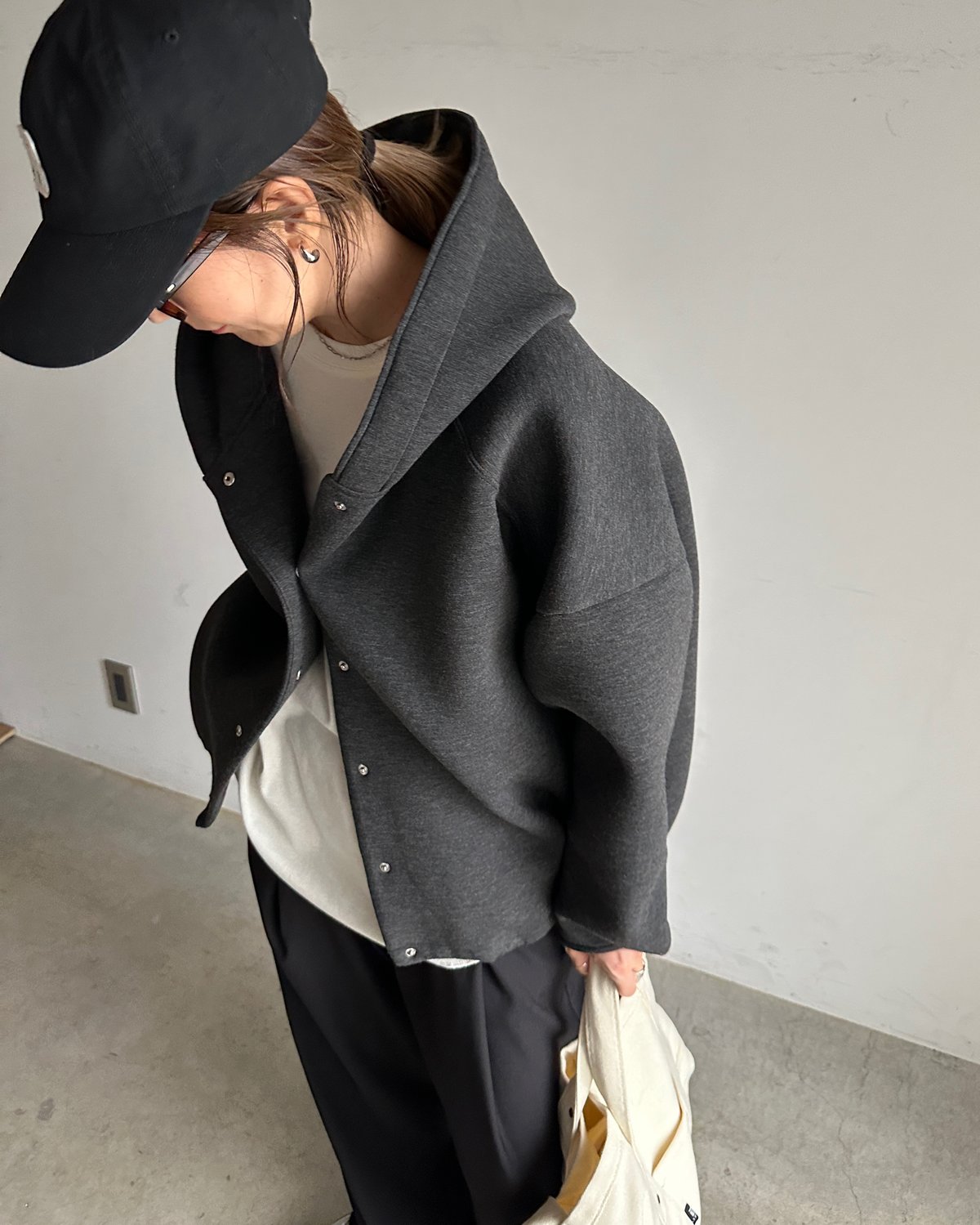ARULLE front snap diver blouson