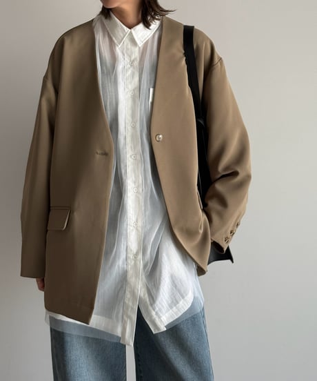tulle over gauze shirt