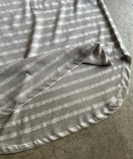 sheer border knit t-shirt