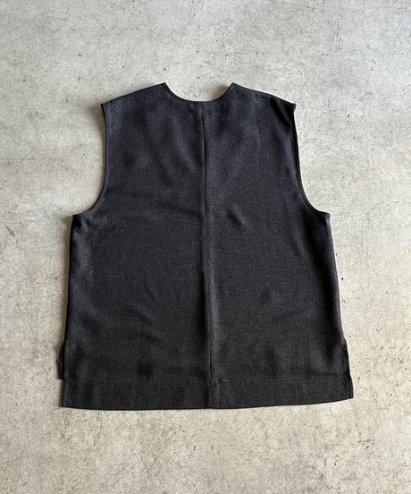 layered linen-like vest