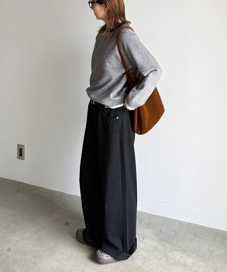 fine border raglan knit