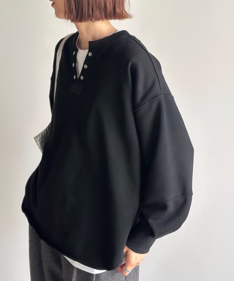 eyelet skipper pullover