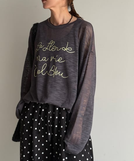 graphic sheer cut sew