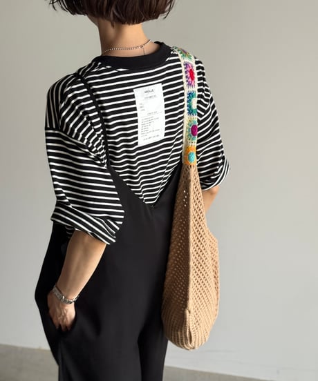 flower belt mesh bag