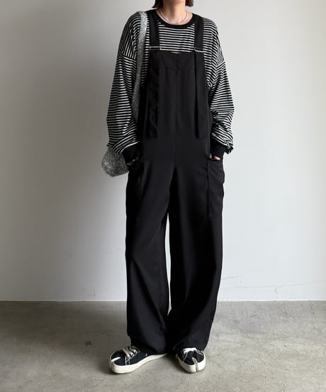 wide straight salopette