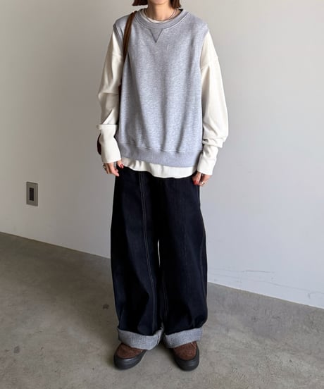 front stitch straight denim