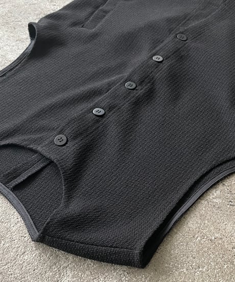 tweed button vest (set up対応)【予約商品】