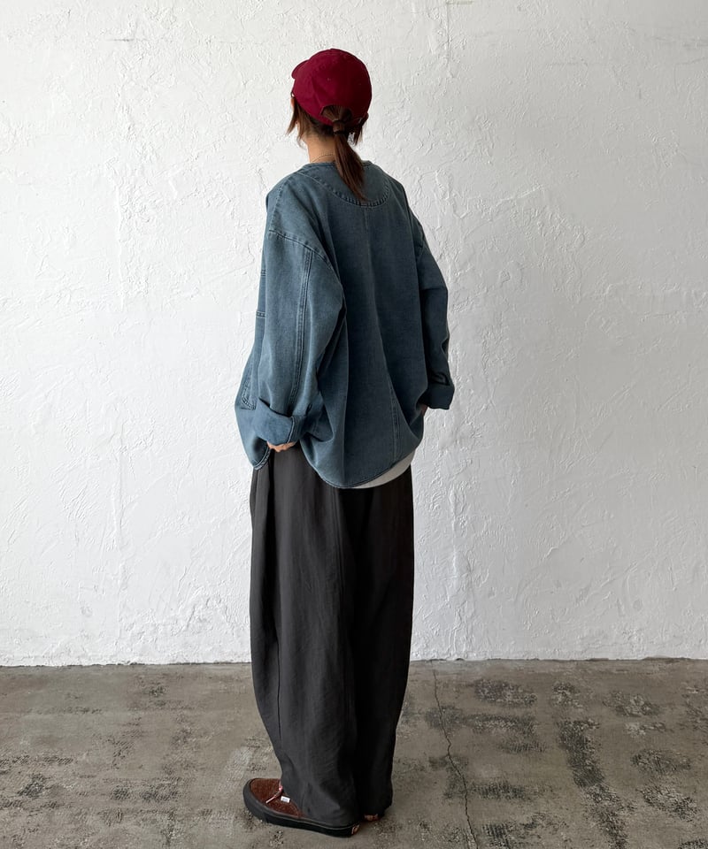 【美品】ARULLE Vカラーデニムジャケット v-collar denim jacket | ARULLE