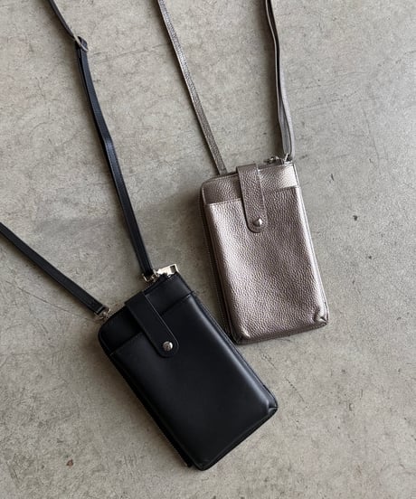 mobile wallet leather shoulder