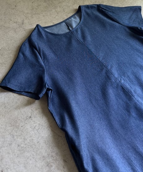 denim long one piece