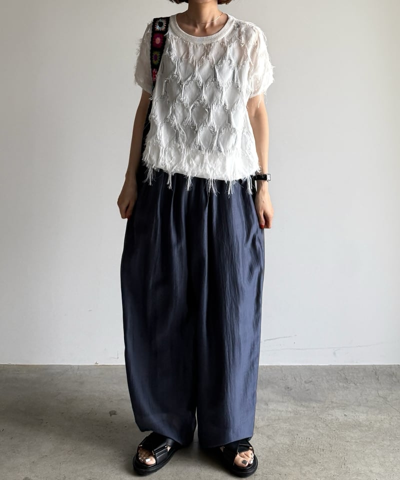 FULL FRINGE OVER TOP ホワイト FULL FRINGE OVER TOP ホワイト