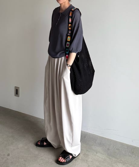 flower belt mesh bag