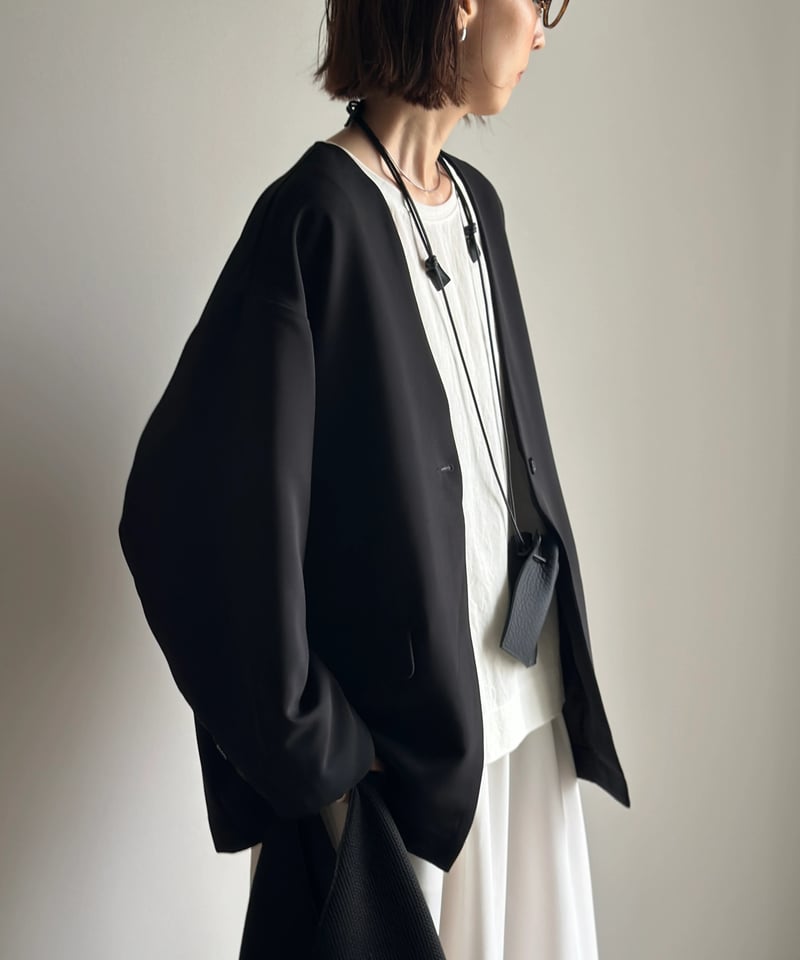 ジャケット・アウター collarless cocoon jacket collarless cocoon jacket (set up対応) | ARULLE