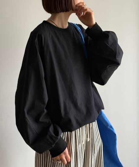 elbow pad drawst pullover