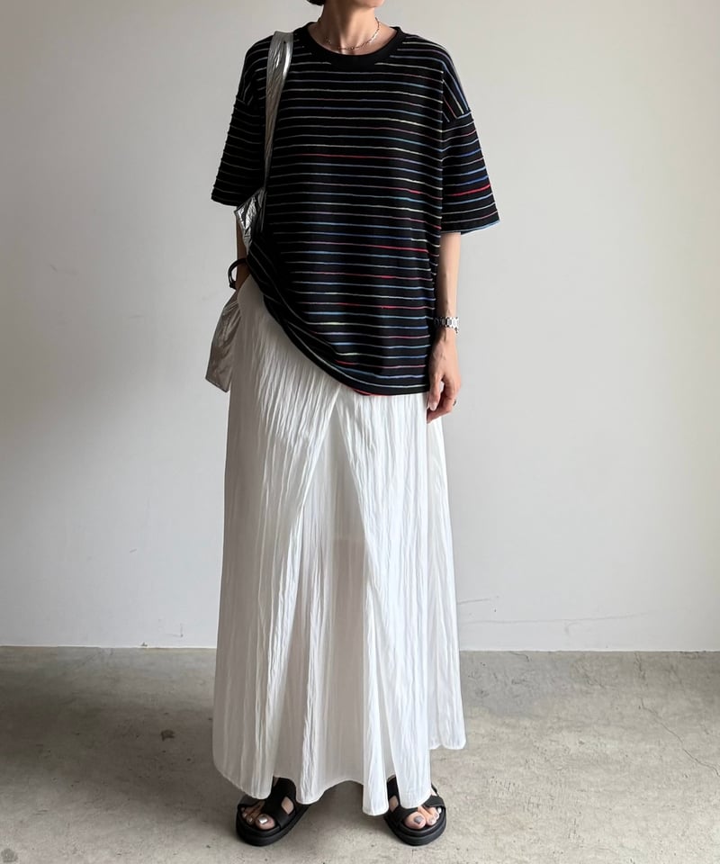 overlap long skirt | ARULLE