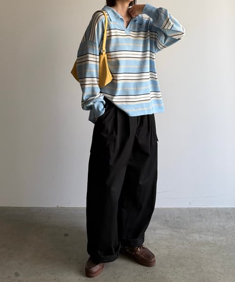 border knit lager shirt