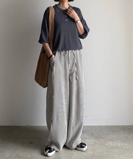 casual stripe pants【一部予約】