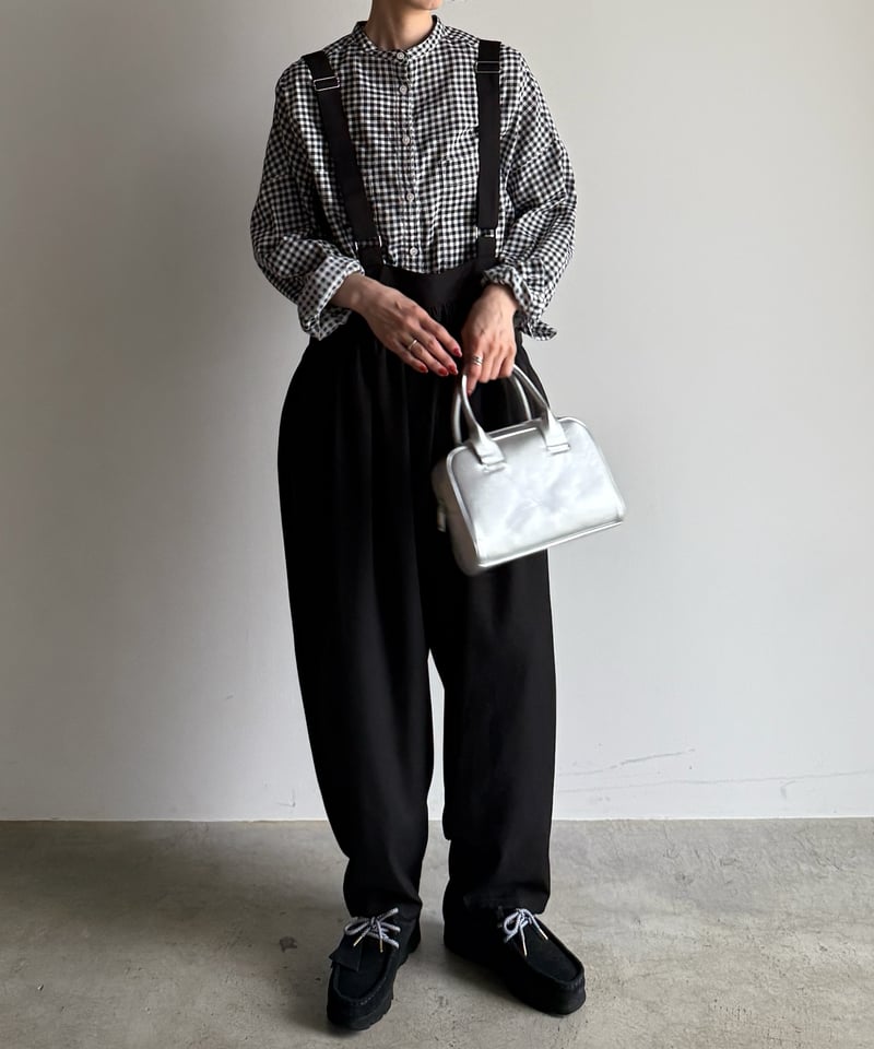 ARULLE ♡ gathered aladdin pants ブラック gathered aladdin pants | ARULLE