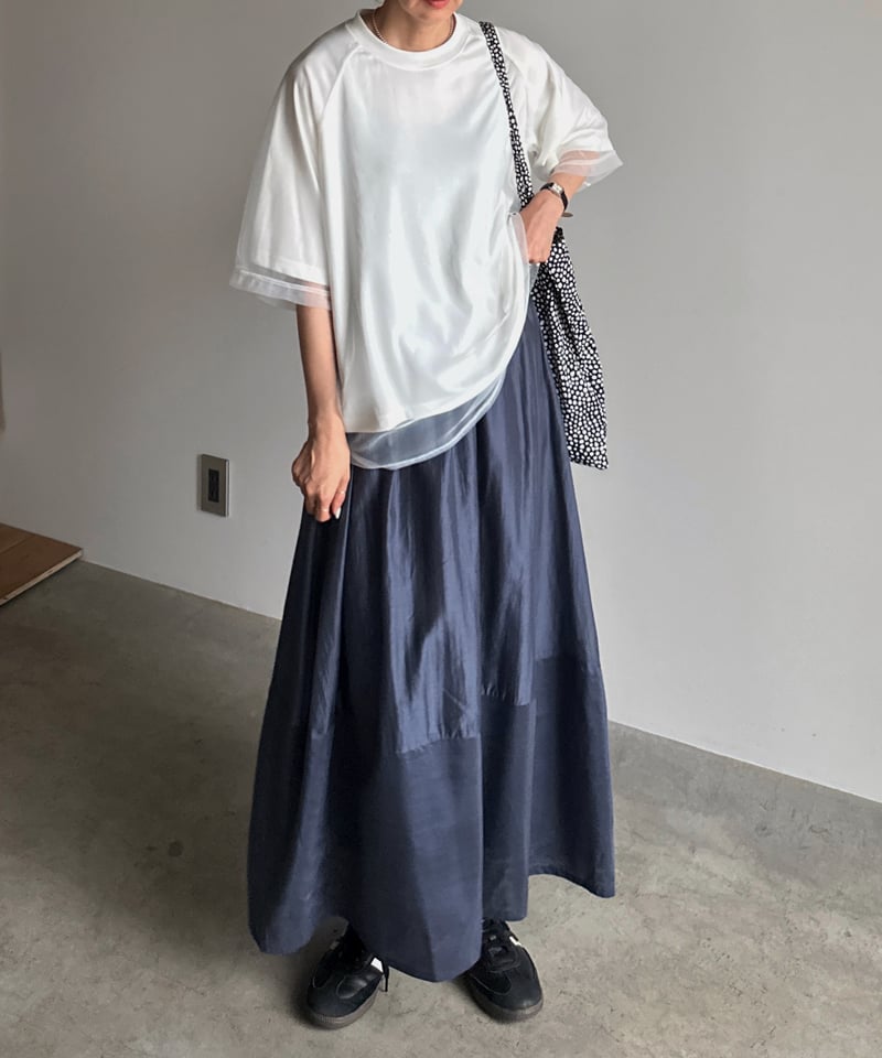 トップス ARULLE tulle docking cut sew tulle docking cut sew | ARULLE