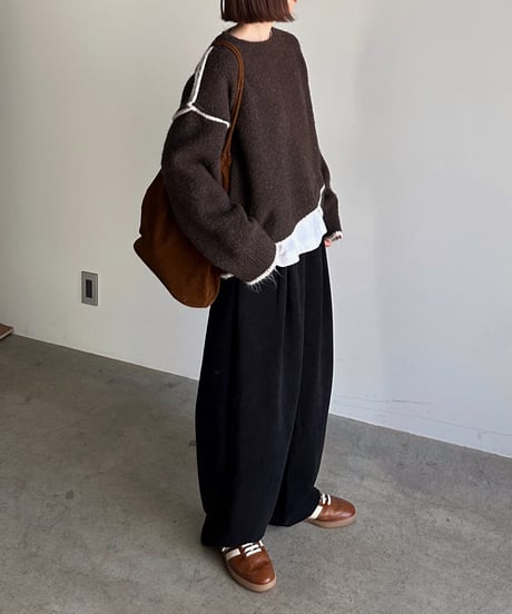 focal seam design knit
